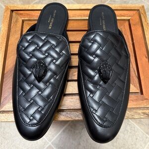 Kurt Geiger Quilted Black Men's Slip-Ons